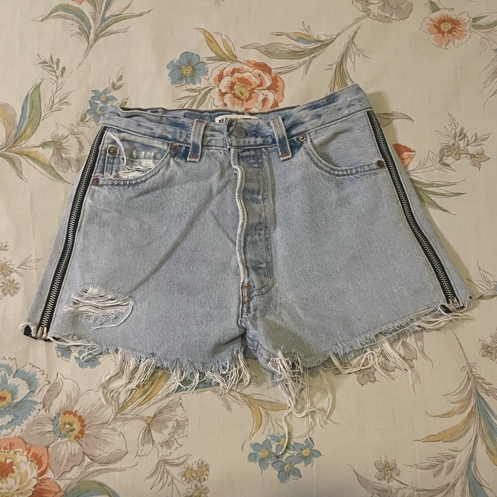 Re/Done denim shorts